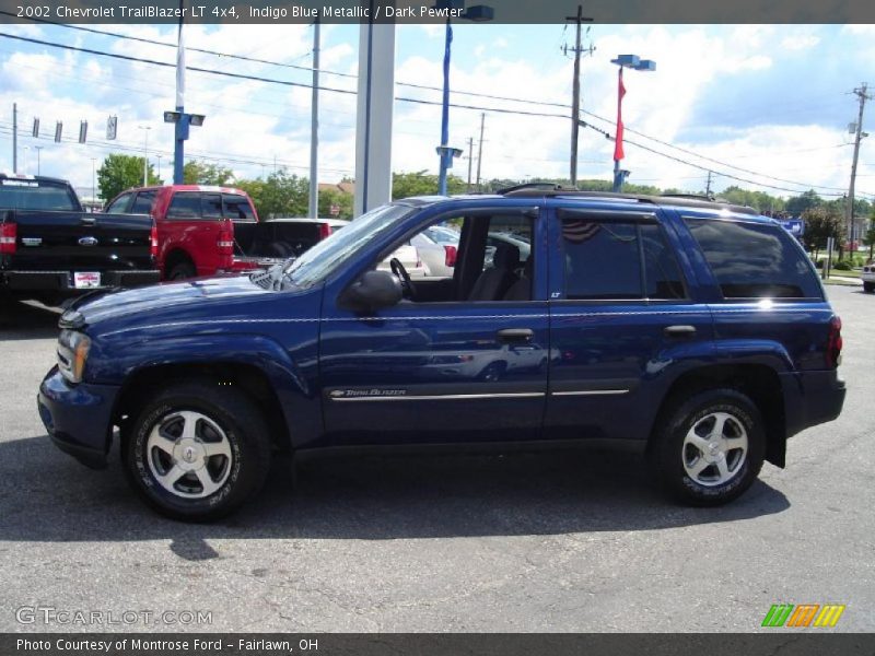 Indigo Blue Metallic / Dark Pewter 2002 Chevrolet TrailBlazer LT 4x4