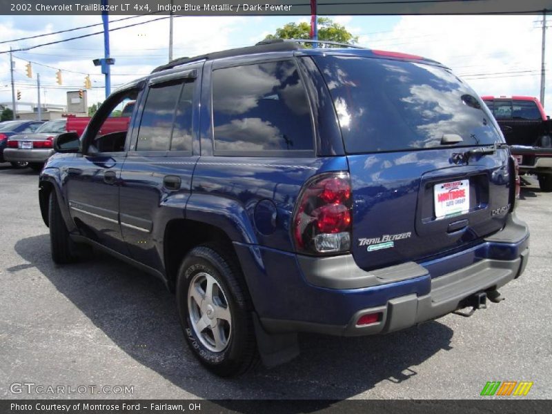 Indigo Blue Metallic / Dark Pewter 2002 Chevrolet TrailBlazer LT 4x4