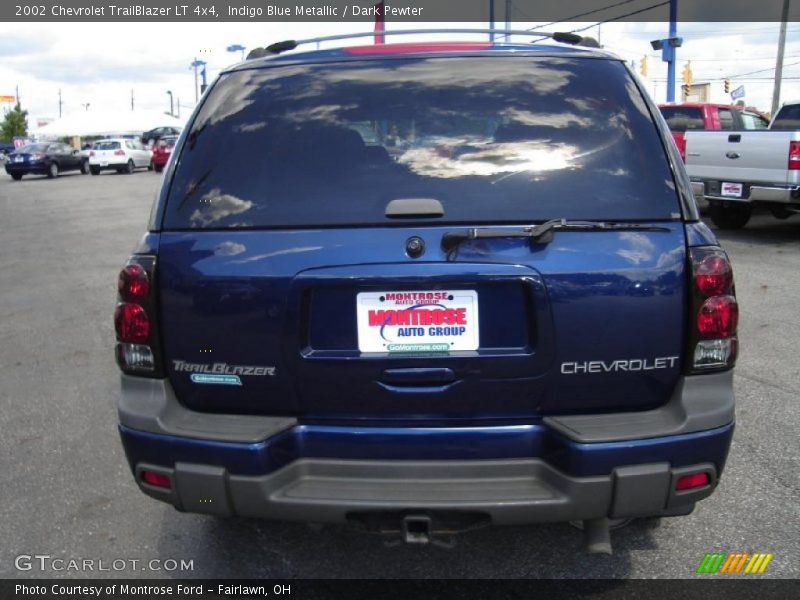 Indigo Blue Metallic / Dark Pewter 2002 Chevrolet TrailBlazer LT 4x4