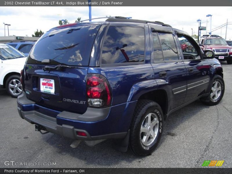 Indigo Blue Metallic / Dark Pewter 2002 Chevrolet TrailBlazer LT 4x4