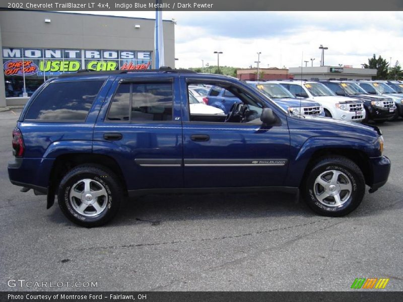 Indigo Blue Metallic / Dark Pewter 2002 Chevrolet TrailBlazer LT 4x4