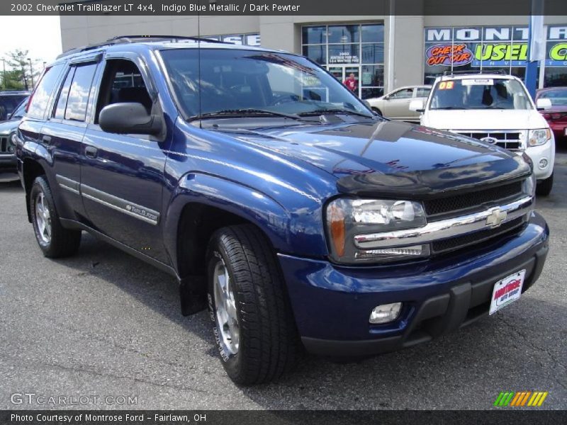 Indigo Blue Metallic / Dark Pewter 2002 Chevrolet TrailBlazer LT 4x4