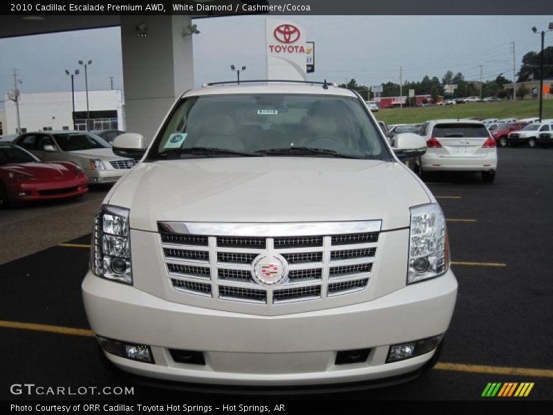 White Diamond / Cashmere/Cocoa 2010 Cadillac Escalade Premium AWD