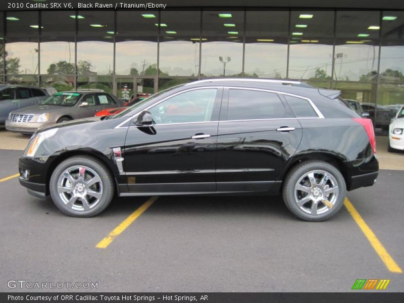 Black Raven / Titanium/Ebony 2010 Cadillac SRX V6