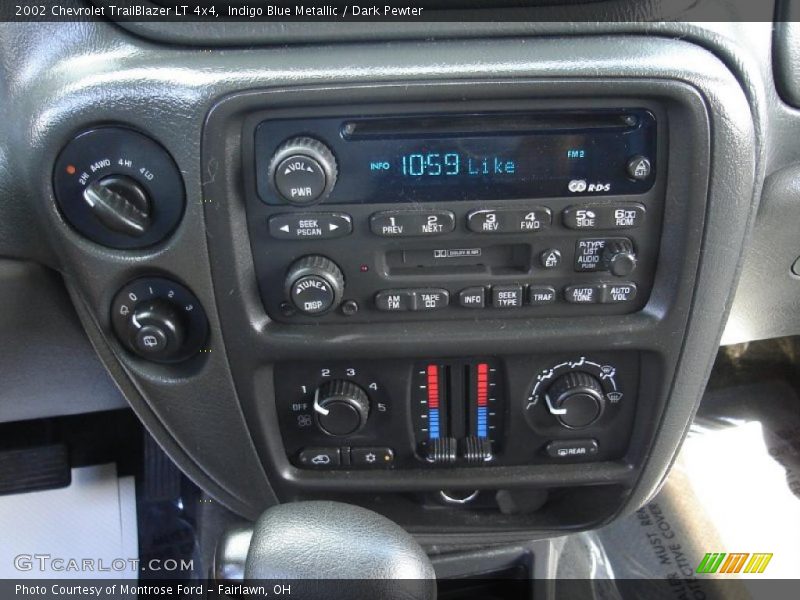 Indigo Blue Metallic / Dark Pewter 2002 Chevrolet TrailBlazer LT 4x4