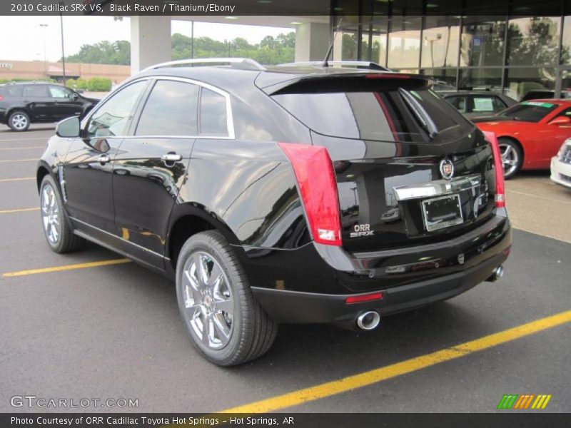 Black Raven / Titanium/Ebony 2010 Cadillac SRX V6