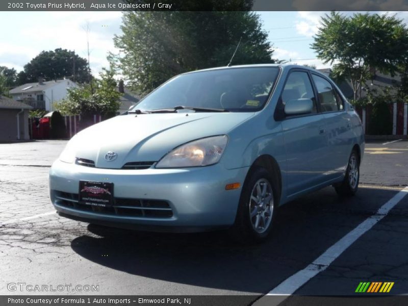 Aqua Ice Opalescent / Gray 2002 Toyota Prius Hybrid