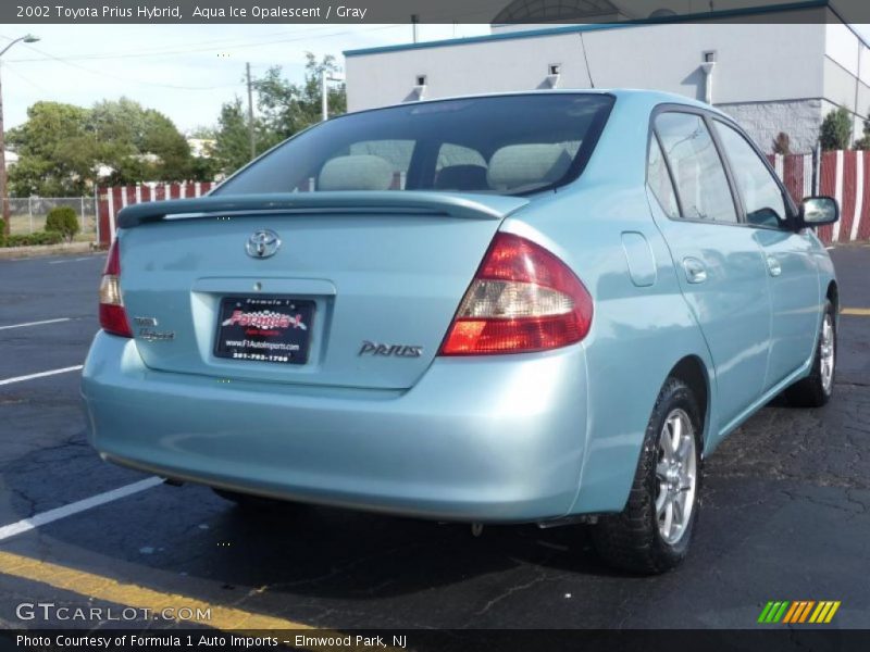Aqua Ice Opalescent / Gray 2002 Toyota Prius Hybrid
