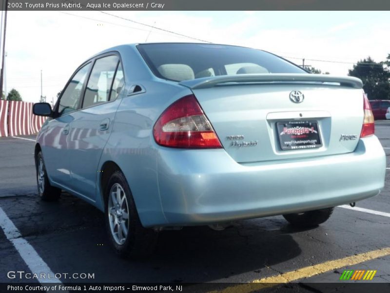 Aqua Ice Opalescent / Gray 2002 Toyota Prius Hybrid