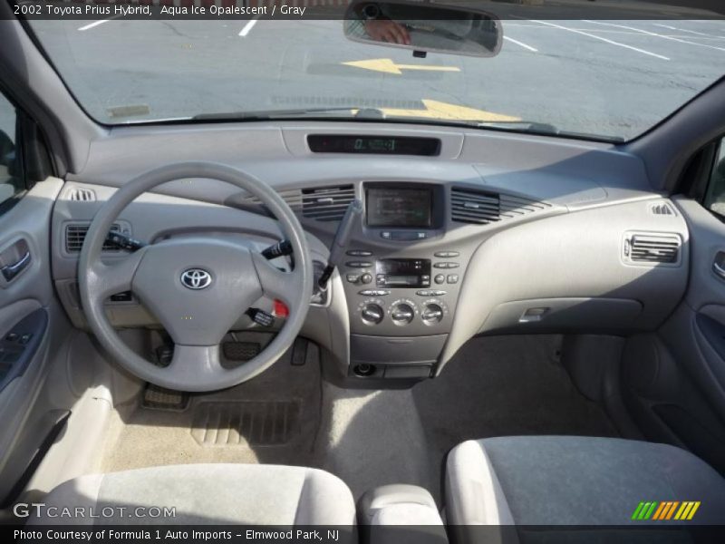 Aqua Ice Opalescent / Gray 2002 Toyota Prius Hybrid