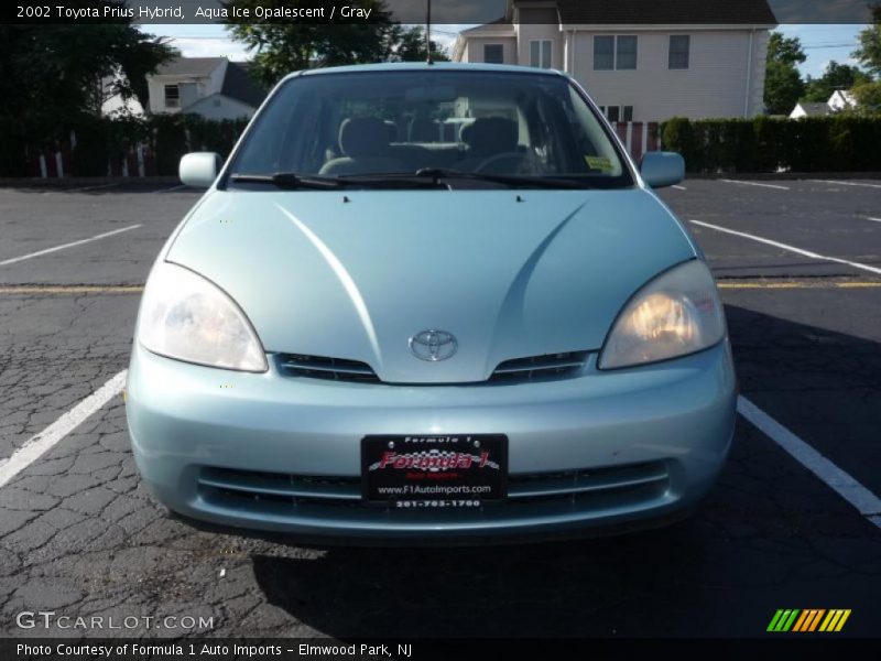 Aqua Ice Opalescent / Gray 2002 Toyota Prius Hybrid