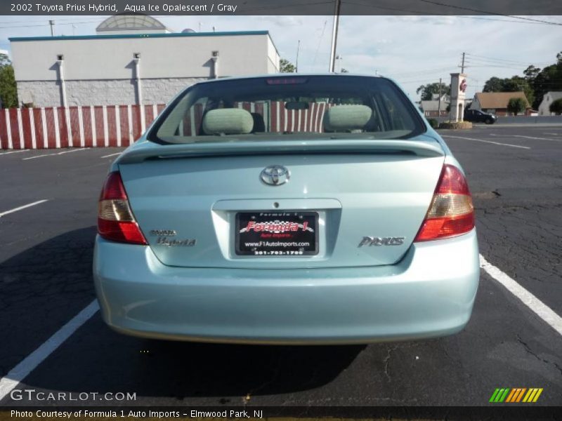 Aqua Ice Opalescent / Gray 2002 Toyota Prius Hybrid