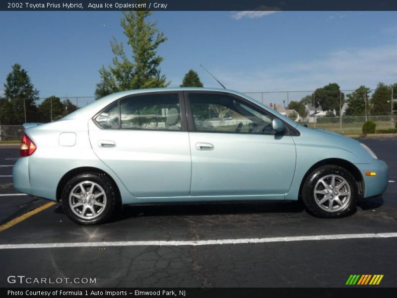 Aqua Ice Opalescent / Gray 2002 Toyota Prius Hybrid