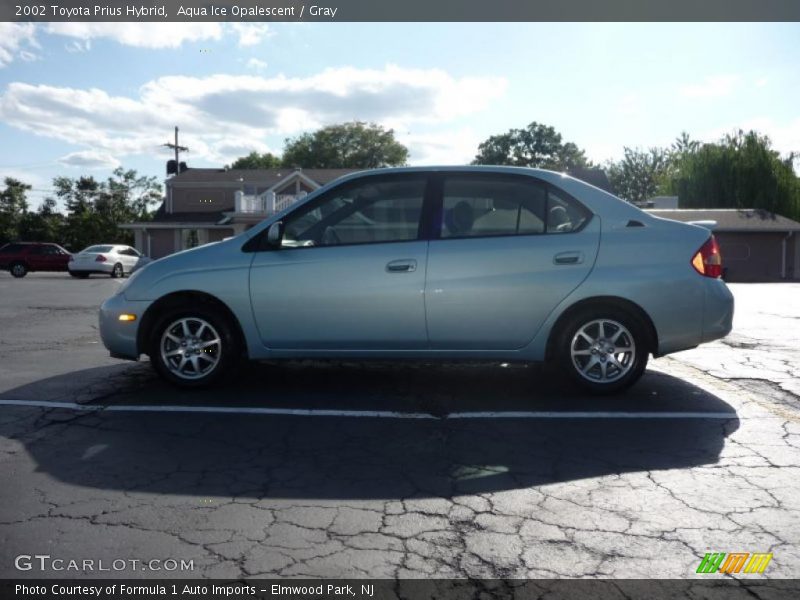 Aqua Ice Opalescent / Gray 2002 Toyota Prius Hybrid