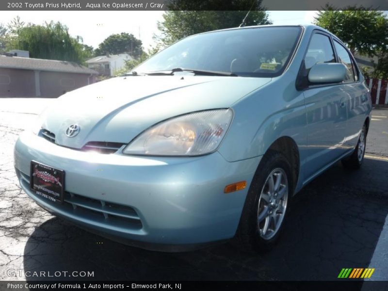 Aqua Ice Opalescent / Gray 2002 Toyota Prius Hybrid