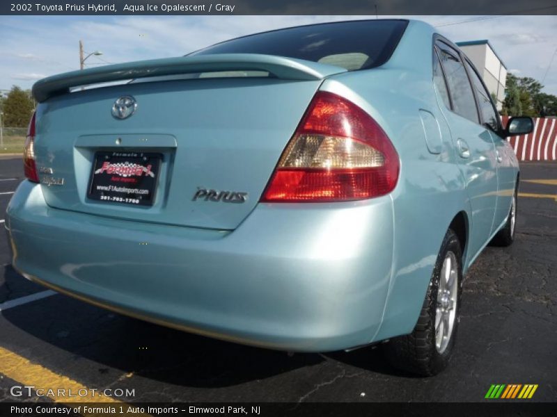 Aqua Ice Opalescent / Gray 2002 Toyota Prius Hybrid