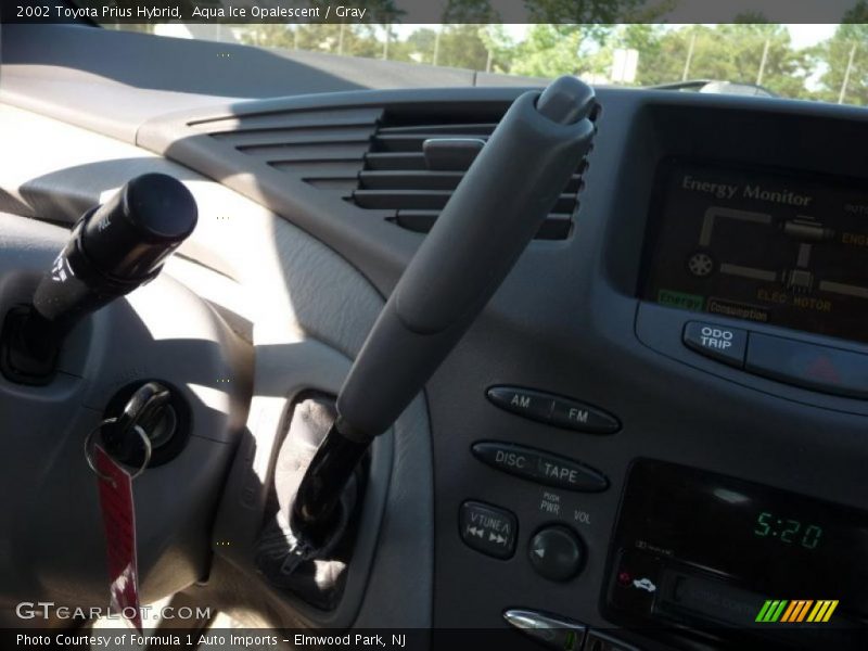 Aqua Ice Opalescent / Gray 2002 Toyota Prius Hybrid