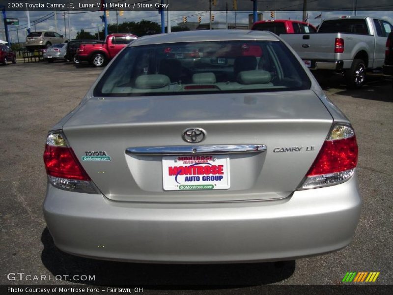 Lunar Mist Metallic / Stone Gray 2006 Toyota Camry LE