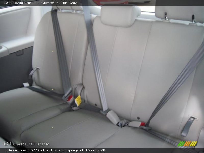 Super White / Light Gray 2011 Toyota Sienna LE