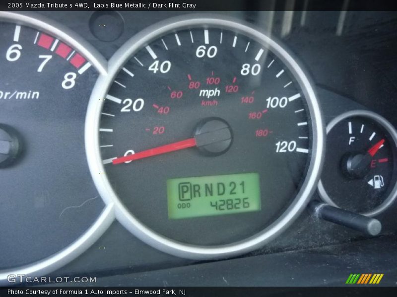 Lapis Blue Metallic / Dark Flint Gray 2005 Mazda Tribute s 4WD