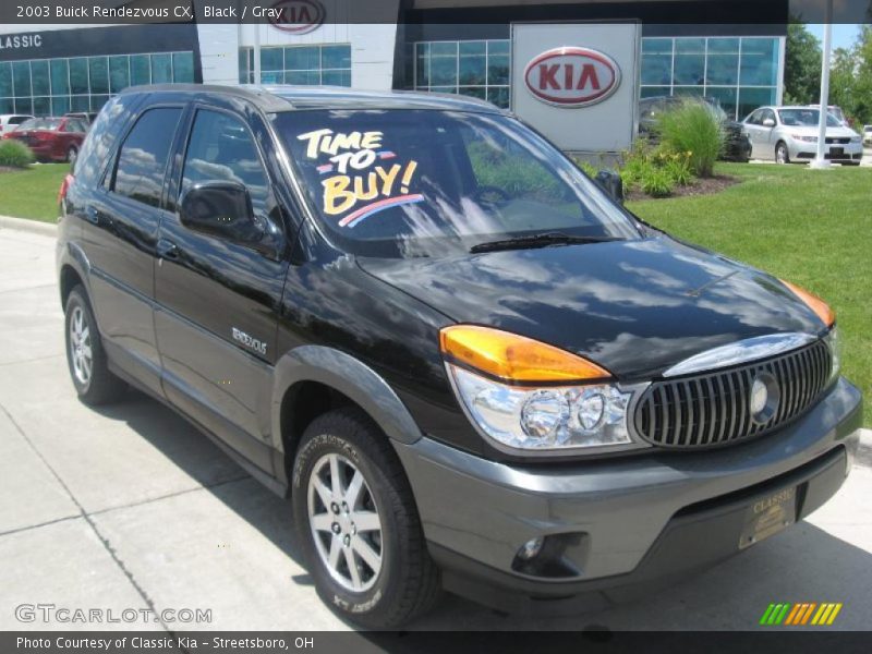 Black / Gray 2003 Buick Rendezvous CX