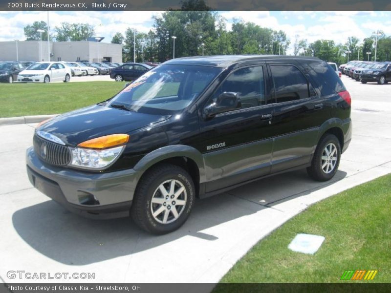 Black / Gray 2003 Buick Rendezvous CX