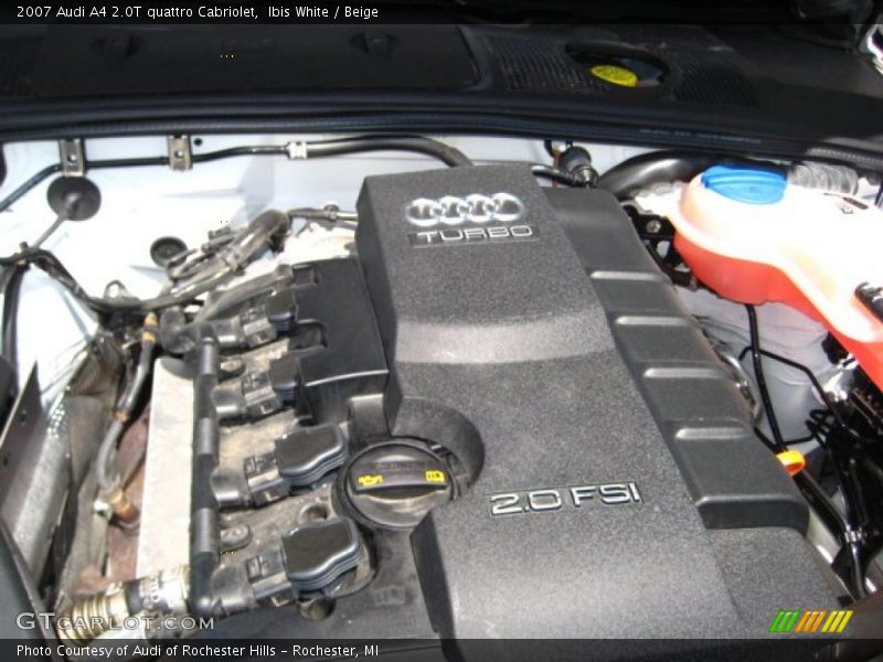 Ibis White / Beige 2007 Audi A4 2.0T quattro Cabriolet