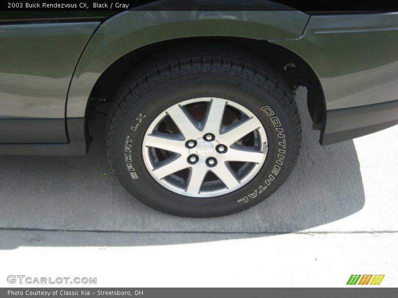 Black / Gray 2003 Buick Rendezvous CX