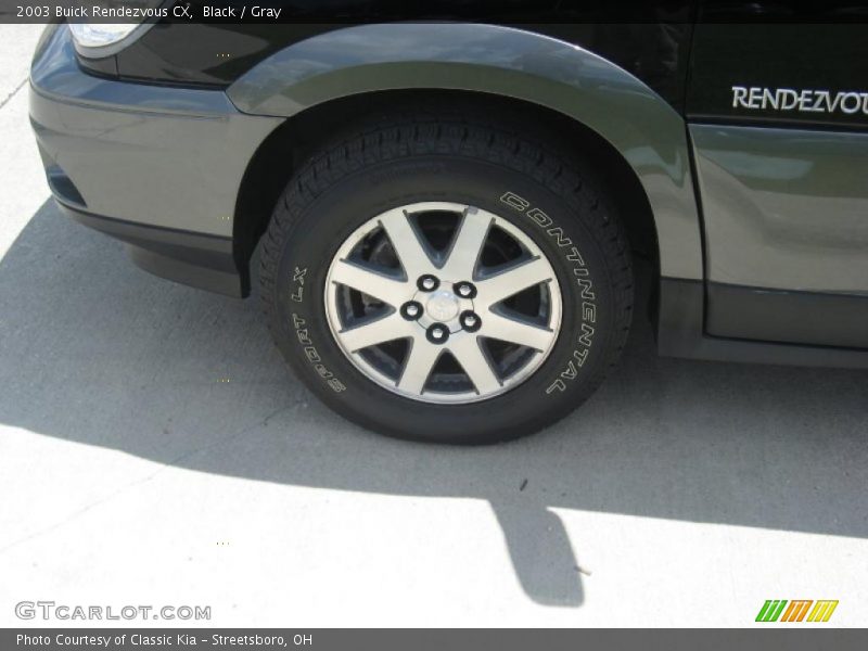 Black / Gray 2003 Buick Rendezvous CX