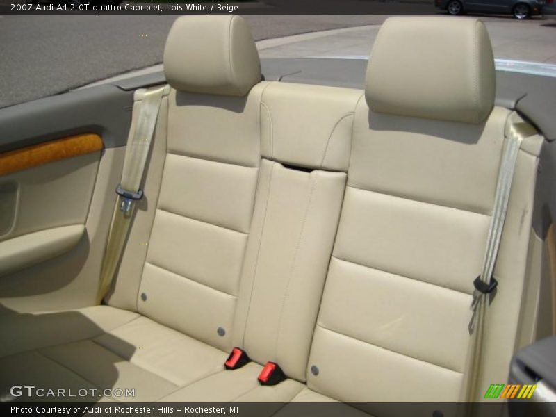 Ibis White / Beige 2007 Audi A4 2.0T quattro Cabriolet