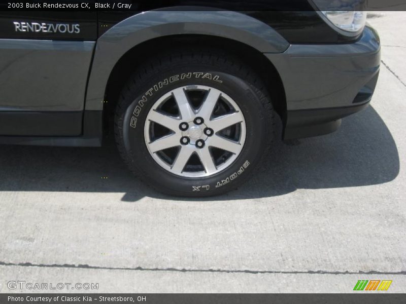 Black / Gray 2003 Buick Rendezvous CX