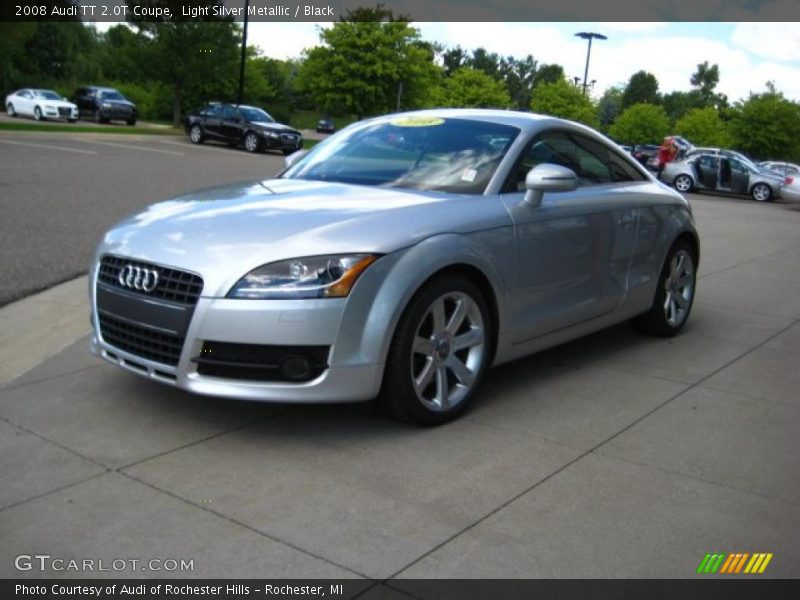 Light Silver Metallic / Black 2008 Audi TT 2.0T Coupe
