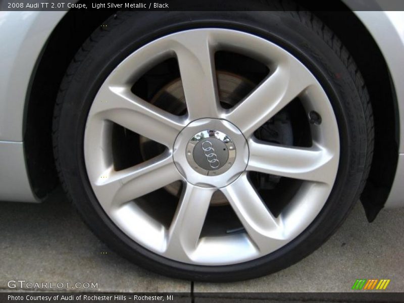 Light Silver Metallic / Black 2008 Audi TT 2.0T Coupe