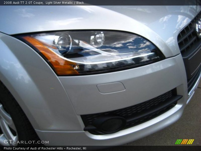 Light Silver Metallic / Black 2008 Audi TT 2.0T Coupe