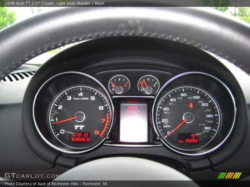 Light Silver Metallic / Black 2008 Audi TT 2.0T Coupe