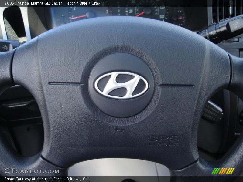 Moonlit Blue / Gray 2005 Hyundai Elantra GLS Sedan