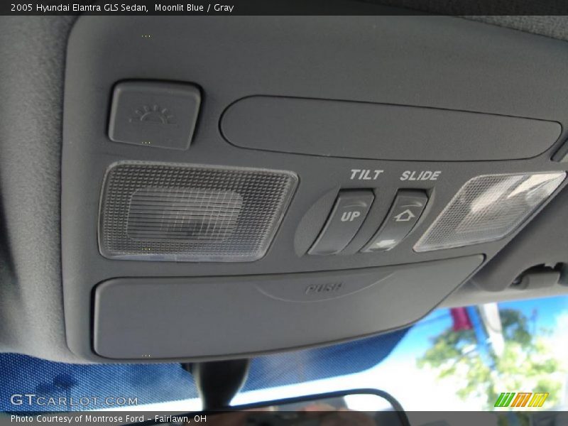 Moonlit Blue / Gray 2005 Hyundai Elantra GLS Sedan