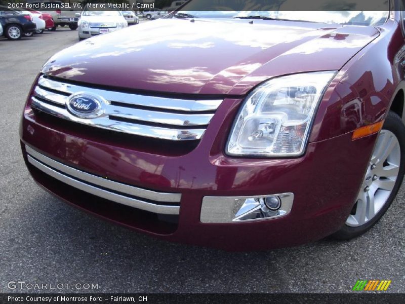 Merlot Metallic / Camel 2007 Ford Fusion SEL V6
