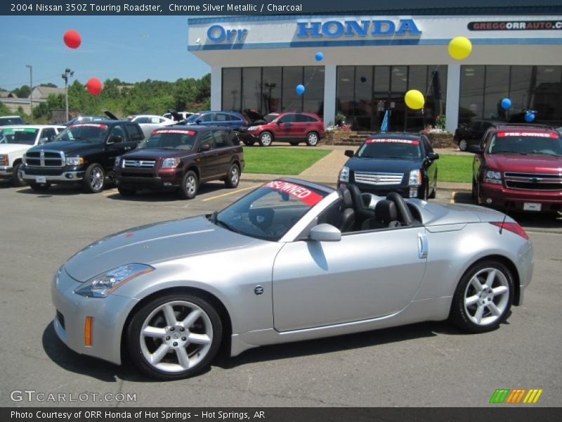 Chrome Silver Metallic / Charcoal 2004 Nissan 350Z Touring Roadster