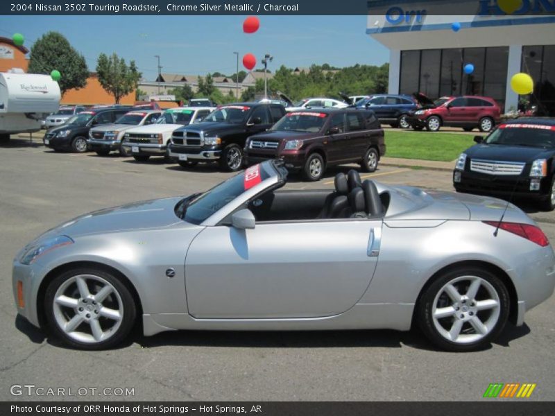 Chrome Silver Metallic / Charcoal 2004 Nissan 350Z Touring Roadster