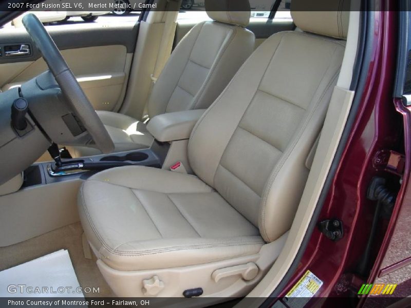 Merlot Metallic / Camel 2007 Ford Fusion SEL V6