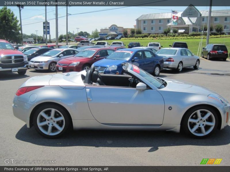 Chrome Silver Metallic / Charcoal 2004 Nissan 350Z Touring Roadster