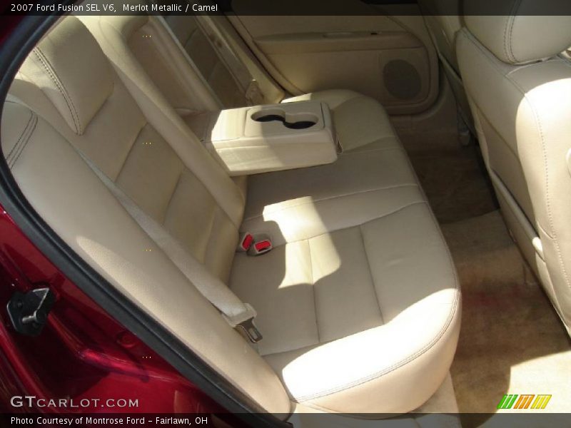 Merlot Metallic / Camel 2007 Ford Fusion SEL V6