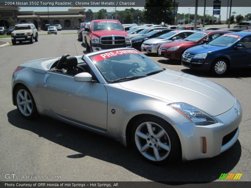 Chrome Silver Metallic / Charcoal 2004 Nissan 350Z Touring Roadster