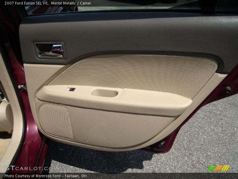 Merlot Metallic / Camel 2007 Ford Fusion SEL V6