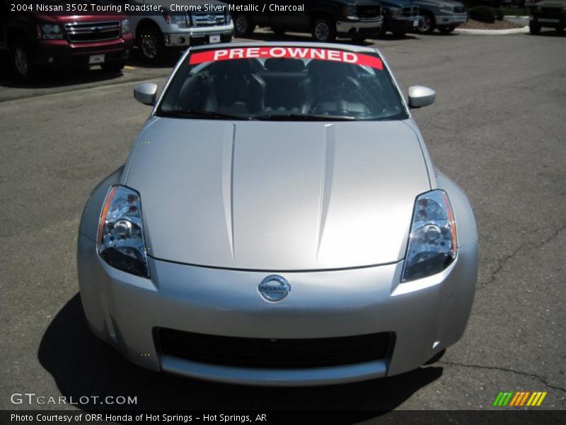 Chrome Silver Metallic / Charcoal 2004 Nissan 350Z Touring Roadster