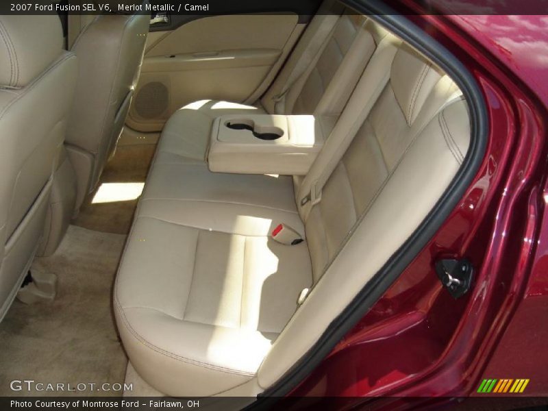 Merlot Metallic / Camel 2007 Ford Fusion SEL V6