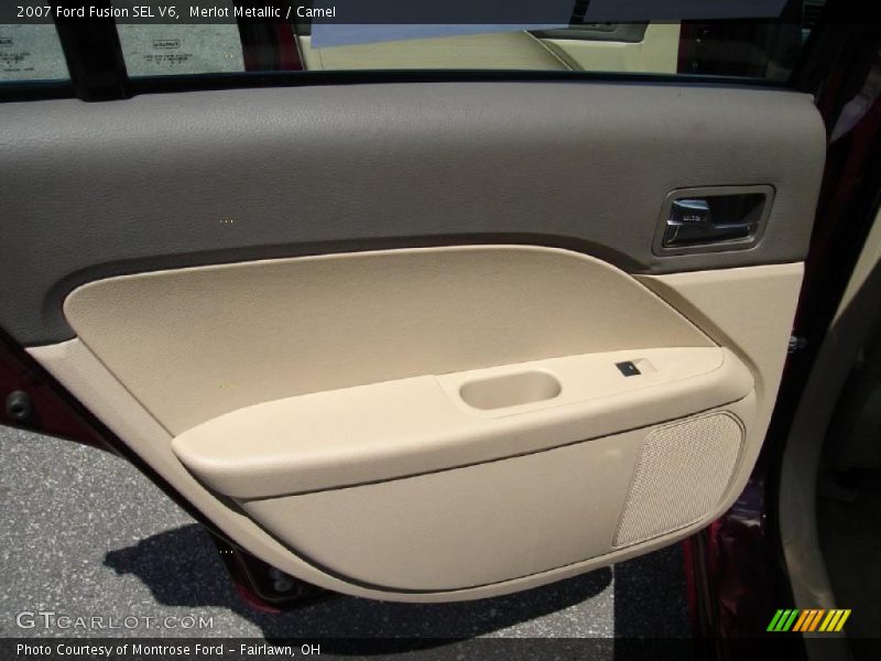 Merlot Metallic / Camel 2007 Ford Fusion SEL V6