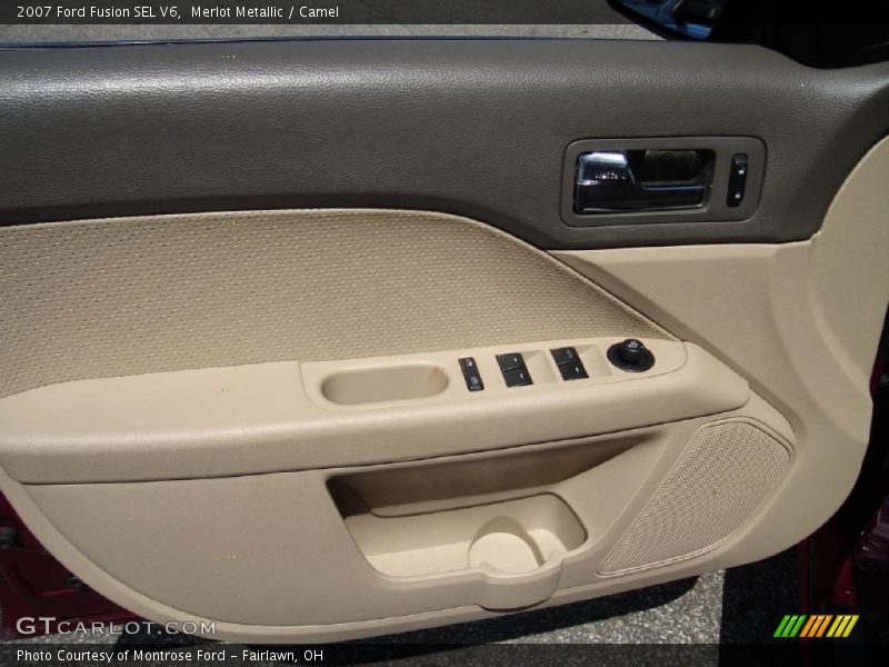 Merlot Metallic / Camel 2007 Ford Fusion SEL V6