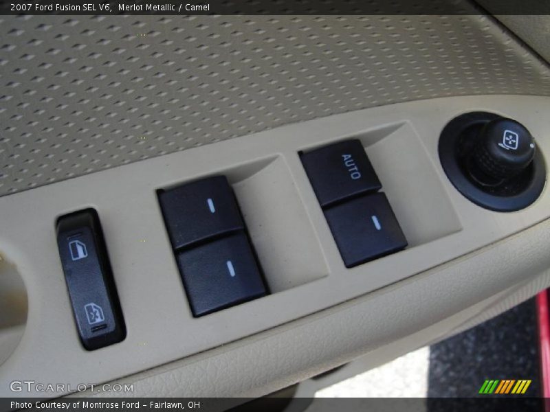 Merlot Metallic / Camel 2007 Ford Fusion SEL V6